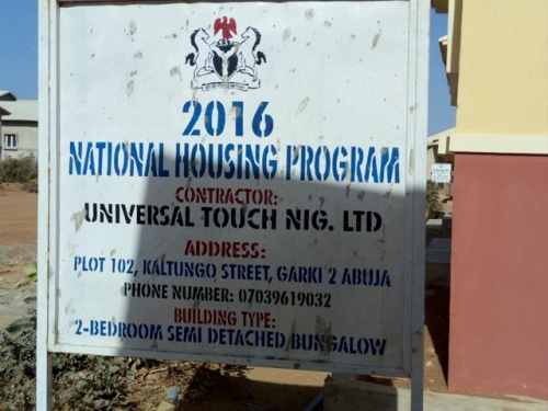 National Housing Program Yobe State