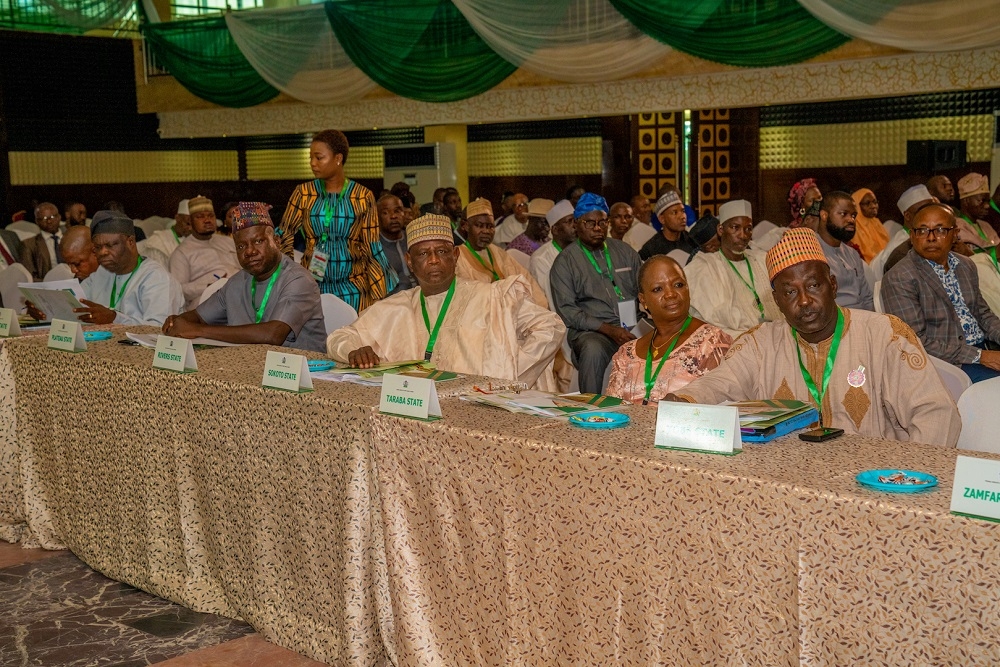 Cross section of the Participants  during    the 8th Meeting of the National Council on Lands  Housing and Urban Development with the theme   Housing Development and Consumer Credit as Strategies for National Prosperity   held at the Main Auditorium  Chida Hotel   Utako District  Federal Capital Territory  Abuja on Thursday 7th  November 2019