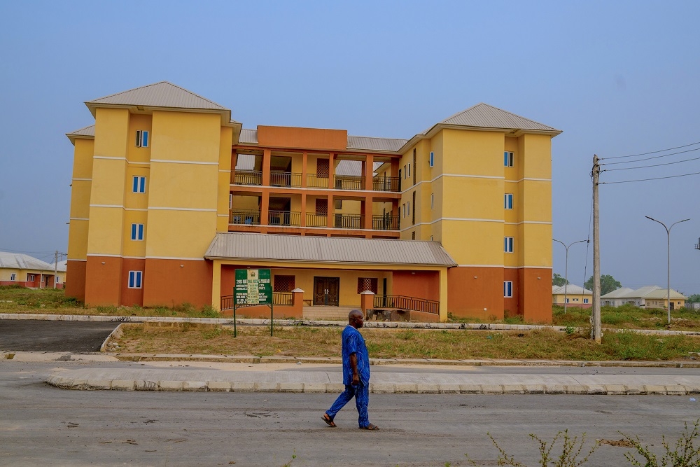 AFFORDABLE HOUSING IN PROGRESS    A Condominium Block of 24 Units of One  Two and Three Bedroom Flats constructed under the Federal  Government   s National Housing Programme  NHP  in Uyo  Akwa Ibom State on Wednesday  21st January 2020