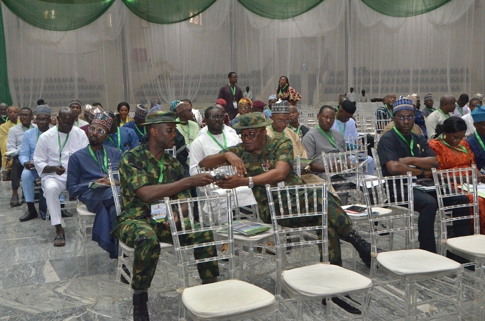 Opening ceremony of the 12th Meeting of the National Council on Lands, Housing and Urban Development with theme “Harnessing Local and International Credit Schemes as a Panacea for Affordable Housing Infrastructural Development under the “Renewed Hope Agenda” holding at Umaru Musa Yar Adua Conference Centre, Independence Way, Kaduna, Kaduna State on the 13th – 17th November.