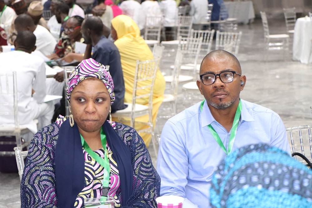 L – R. Director Urban and Regional Dev. Department, Dr. Olakunde Akinola, Mr. Kolapo Raheem, Director, Planning, Research and Statistics, Permanent Secretary, Federal Ministry of Works and Housing, Mr. Mahmuda Mamman, Mallam Rabiu Yunusa, Permanent Secretary, Kaduna State Ministry of Housing and Urban Development, Mrs. Lucy Uzodima, Director Public Building and Housing Development and Director, Engineering Services Dept, Engr. Cyril Onyeneke at the 12th Meeting of the National Council on Lands, Housing and Urban Development holding at Umaru Musa Yar Adua Conference Centre, Independence Way, Kaduna, Kaduna State on the 13th – 17th November, 2023