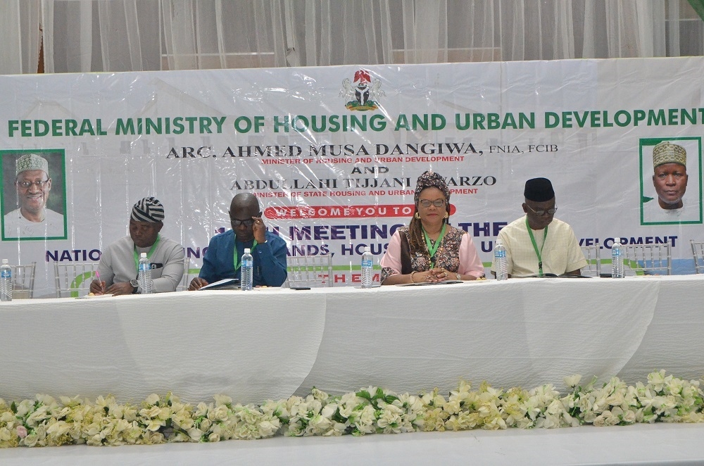 Opening ceremony of the 12th Meeting of the National Council on Lands, Housing and Urban Development with theme “Harnessing Local and International Credit Schemes as a Panacea for Affordable Housing Infrastructural Development under the “Renewed Hope Agenda” holding at Umaru Musa Yar Adua Conference Centre, Independence Way, Kaduna, Kaduna State on the 13th – 17th November.