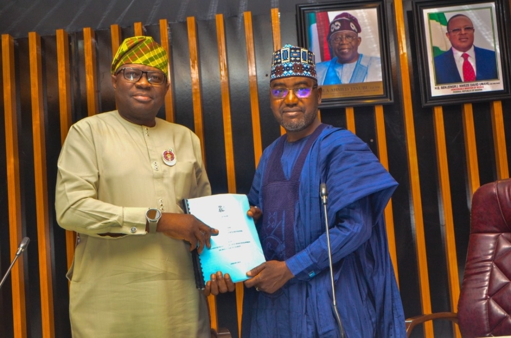 Handover ceremony of the new Permanent Secretary, Federal Ministry of Housing and Urban Development, Dr. Marcus O. Ogunbiyi, outgoing Permanent Secretary, Federal Ministry of Works and Housing, Mahmuda Mamman and the new Permanent Secretary, Federal Ministry of Works, Yakubu A. Kofarmata at the Ministry’s Headquarter on the 12th of January, 2024