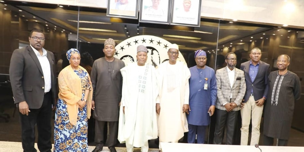 Minister of Housing and Urban Development, Arc. Ahmed Musa Dangiwa when he summoned cement manufacturers to a meeting at the Ministry headquarters in Abuja, on Tuesday 20th February 2024.