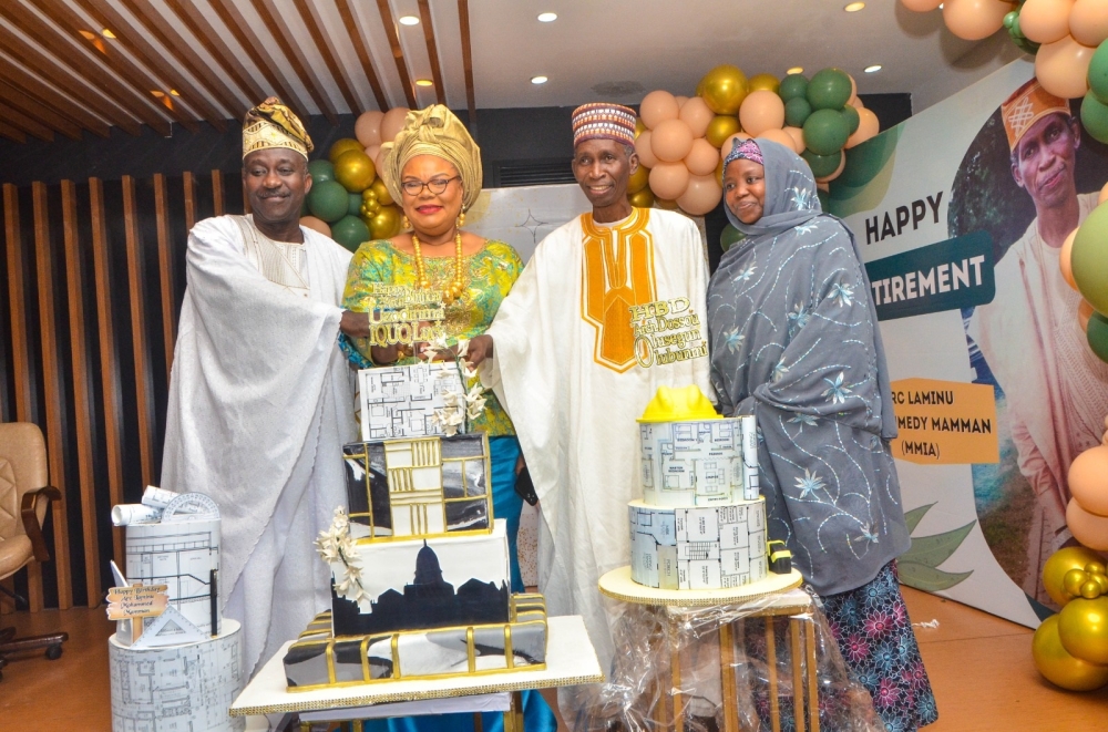 Sendforth of Retiring Directors, FMHUD, Friday, March 23rd, 2024  1). ARC. IQUO LUCY UZODINMA (Director/HOD Public Building & Housing Development ) 2). ARC. DOSSOU OLUSEGUN OLUBUNMI (Director, MDAs) 3). ARC. LAMINU MOHAMMED MAMMAN (Director, Landscaping)