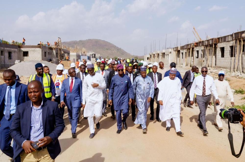 Hon Minister and Minister of State visit to Renewed Hope City Site, Karsana, Abuja, FCT, Tuesday,  May 21st, 2024.