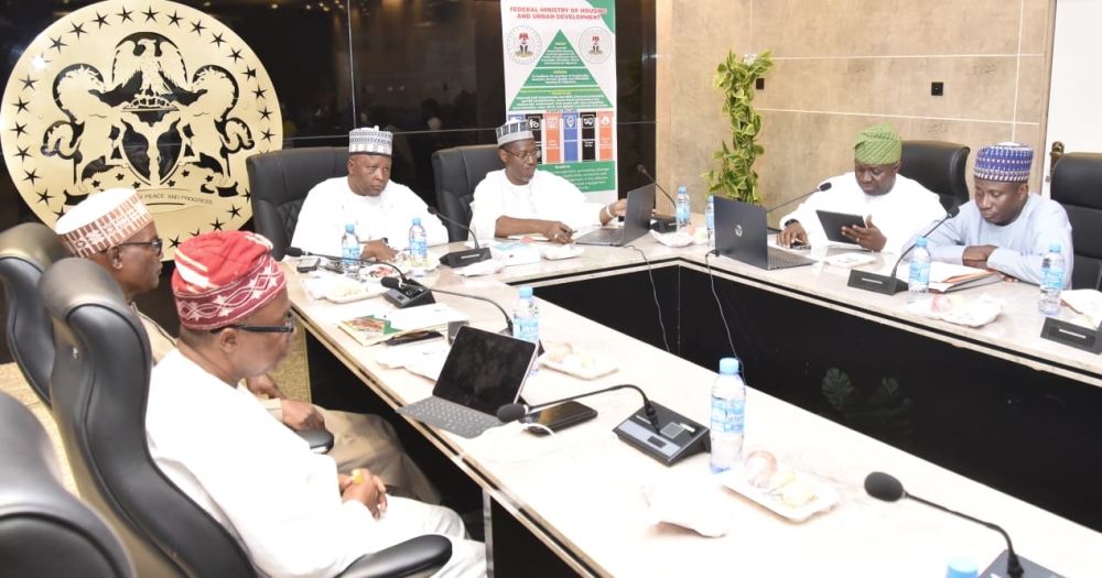 The Hon. Minister of Housing and Urban Development, Arc. Ahmed Musa Dangiwa Receives Progress Reports from Housing Sector Reform Task Teams