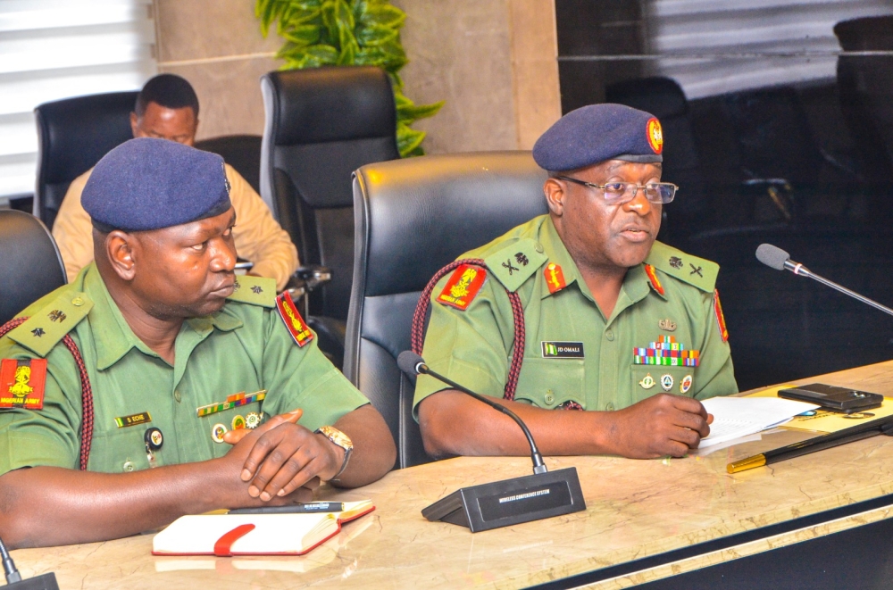 Courtesy visit of MD/CEO Nigerian Army Post Service Housing Development Limited, Major Gen JD Omale to the Hon Minister,  Housing and Urban Development,  Tuesday,  July 16th, 2024