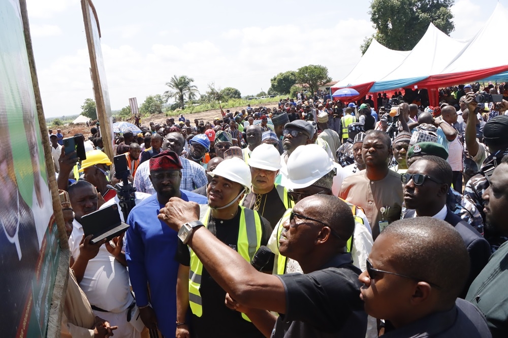 OFFICIAL GROUNDBREAKING CEREMONY OF THE 250-HOUSING UNITS RENEWED HOPE ESTATE IN BENUE STATE ON FRIDAY 5TH JULY 2024