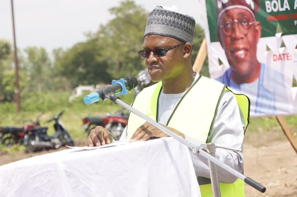 The Ground-Breaking Of The 250-Housing Unit Renewed Hope Estate In Nasarawa State On Saturday, July 6, 2024