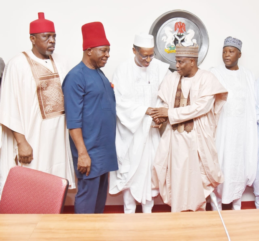 Hon. Minister, Arc. Ahmed Musa Dangiwa, Hon Minister of State, His Excellency Engr. (Dr.) Abdullahi Tijjani Muhammad Gwarzo and management staff of the Ministry with Senate Committee on Lands, Housing and Urban Development on the 17th July, 2024