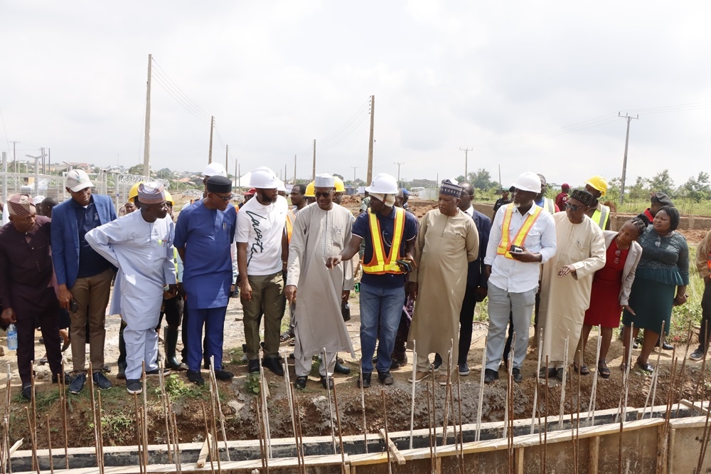 Ground-Breaking For The 250-Housing Unit Renewed Hope Estate In Oyo State On Tuesday, July 9, 2024