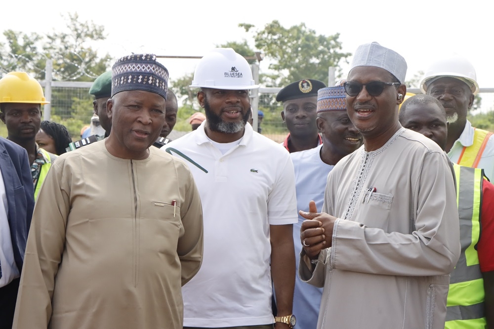 Ground-Breaking For The 250-Housing Unit Renewed Hope Estate In Oyo State On Tuesday, July 9, 2024