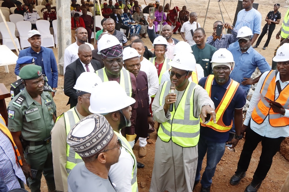 Ground-Breaking For The 250-Housing Unit Renewed Hope Estate In Oyo State On Tuesday, July 9, 2024