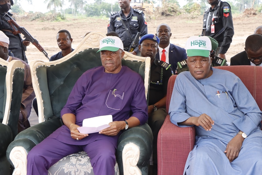 Ground-Breaking Of The 250-Housing Unit Renewed Hope Estate In Osun State On Tuesday, July 2, 2024