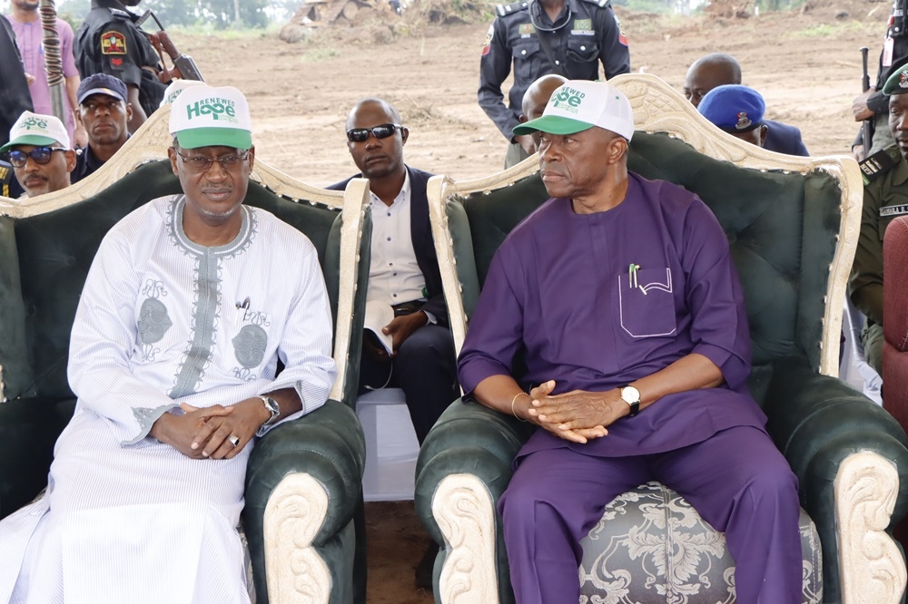 Ground-Breaking Of The 250-Housing Unit Renewed Hope Estate In Osun State On Tuesday, July 2, 2024