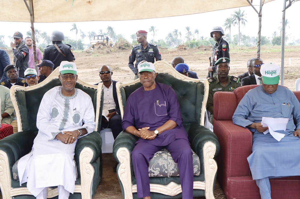 Ground-Breaking Of The 250-Housing Unit Renewed Hope Estate In Osun State On Tuesday, July 2, 2024