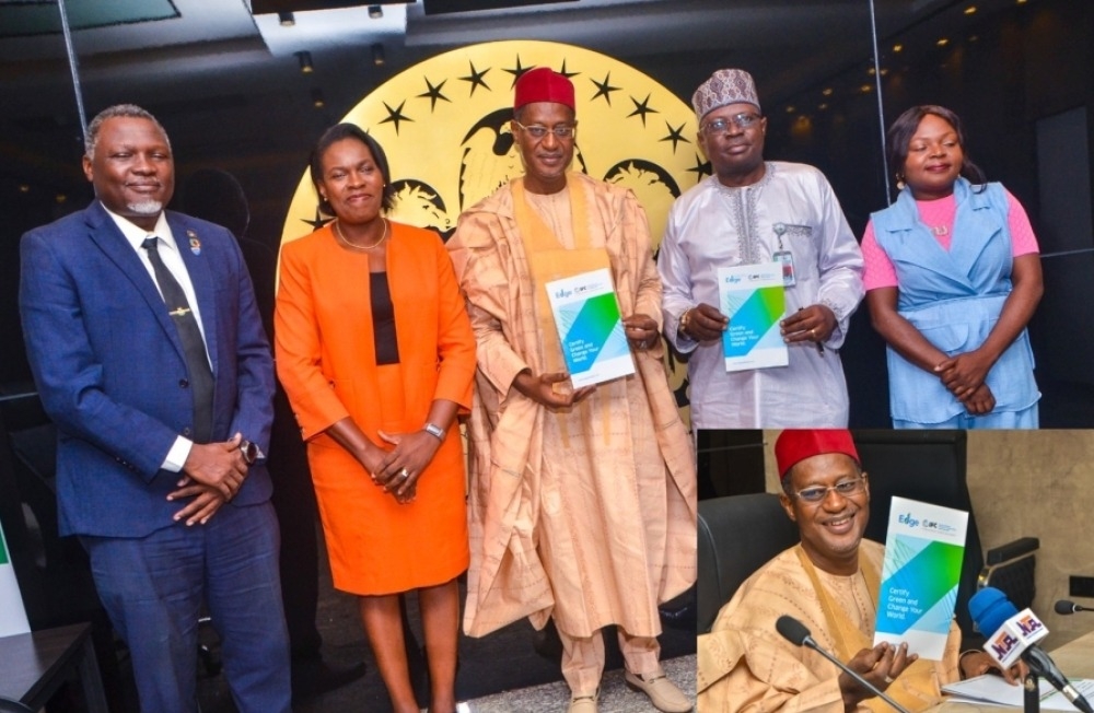 Hon Minister , Housing and Urban Development,  Arc. Ahmed Musa Dangiwa declaring open a Training Workshop on Green Buildings Practices for the Staff of Professional Developments of the Ministry,  Wednesday,  October 30th, 2024