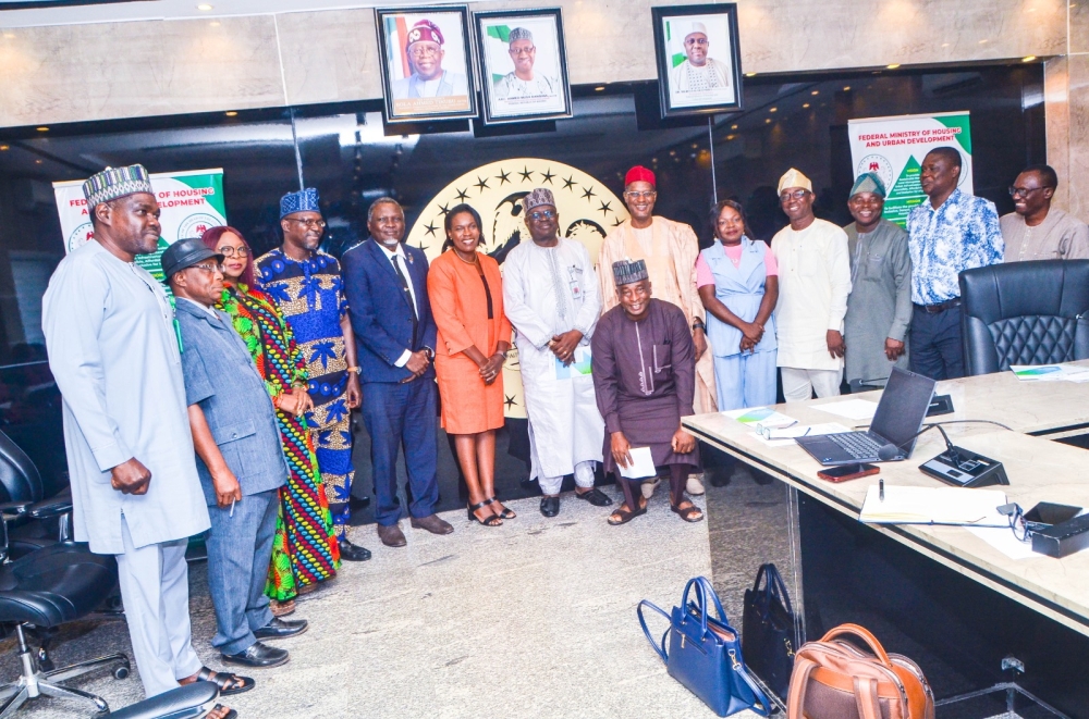 Hon Minister , Housing and Urban Development,  Arc. Ahmed Musa Dangiwa declaring open a Training Workshop on Green Buildings Practices for the Staff of Professional Developments of the Ministry,  Wednesday,  October 30th, 2024