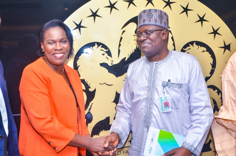 Hon Minister , Housing and Urban Development,  Arc. Ahmed Musa Dangiwa declaring open a Training Workshop on Green Buildings Practices for the Staff of Professional Developments of the Ministry,  Wednesday,  October 30th, 2024