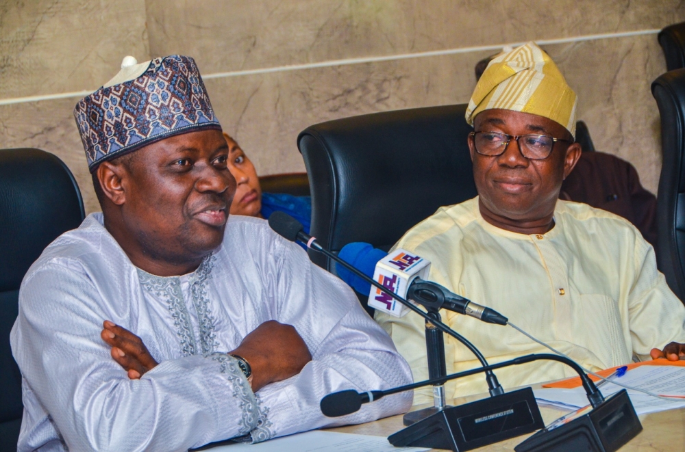 Hon Minister , Housing and Urban Development,  Arc. Ahmed Musa Dangiwa declaring open a Training Workshop on Green Buildings Practices for the Staff of Professional Developments of the Ministry,  Wednesday,  October 30th, 2024