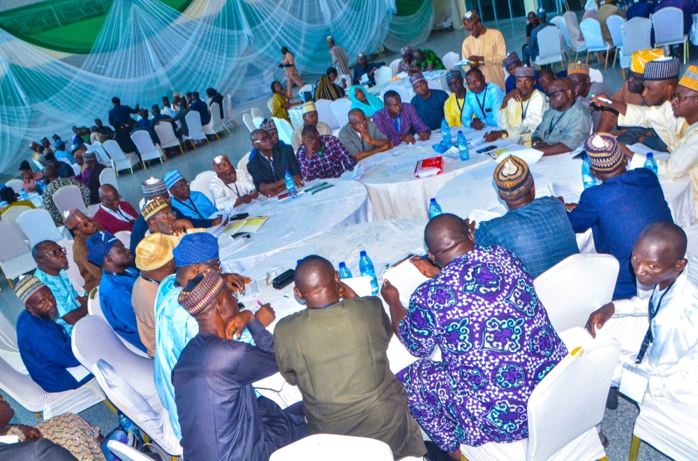 Thematic Groups 1-8 at the 13th National Council on Lands, Housing and Urban Development ongoing at the International Conference Centre, Gombe, Gombe State. Monday 11th, November 2024