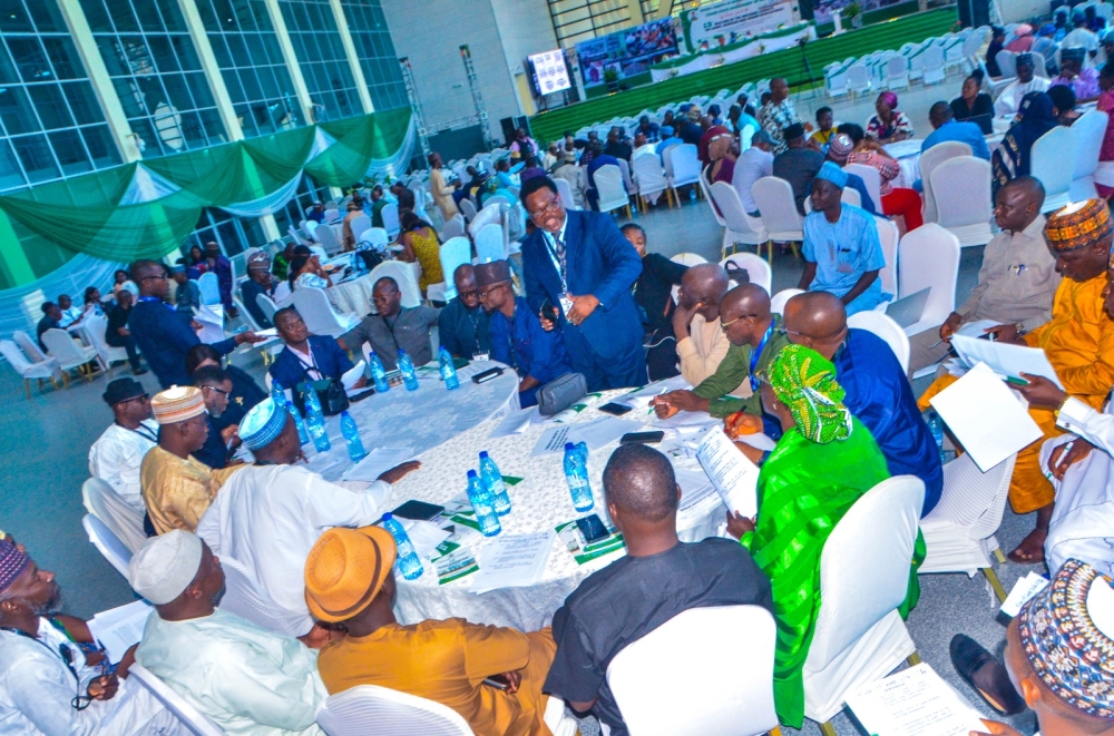 Thematic Groups 1-8 at the 13th National Council on Lands, Housing and Urban Development ongoing at the International Conference Centre, Gombe, Gombe State. Monday 11th, November 2024