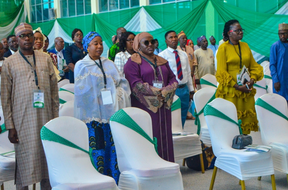 Day 1 Opening Ceremony of the 13th National Council on Lands, Housing and Urban Development ongoing at the International Conference Centre, Gombe, Gombe State. Monday 11th, November 2024