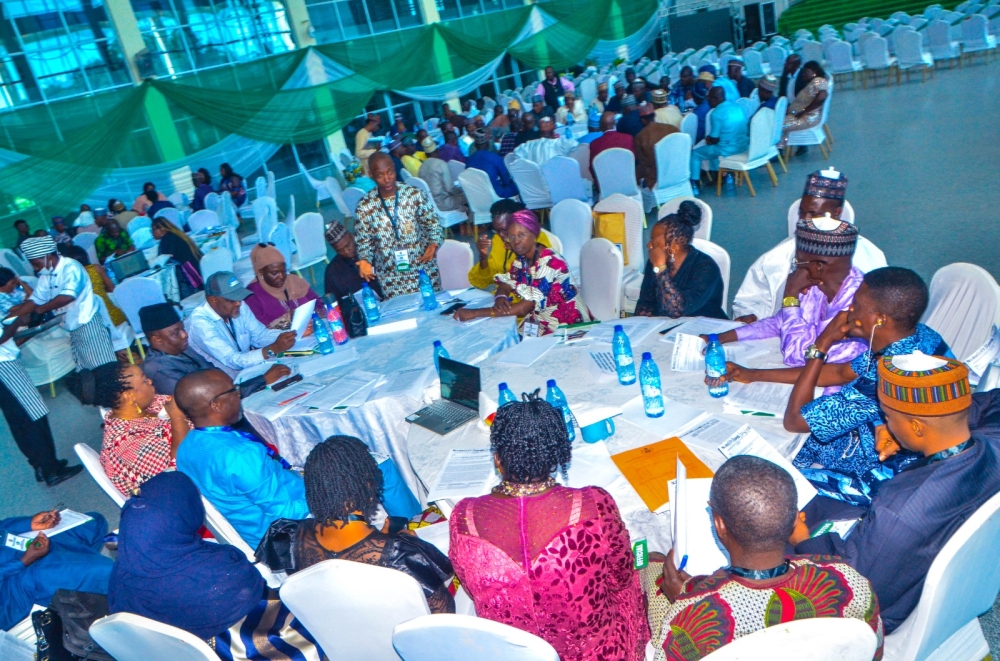 Thematic Groups 1-8 at the 13th National Council on Lands, Housing and Urban Development ongoing at the International Conference Centre, Gombe, Gombe State. Monday 11th, November 2024