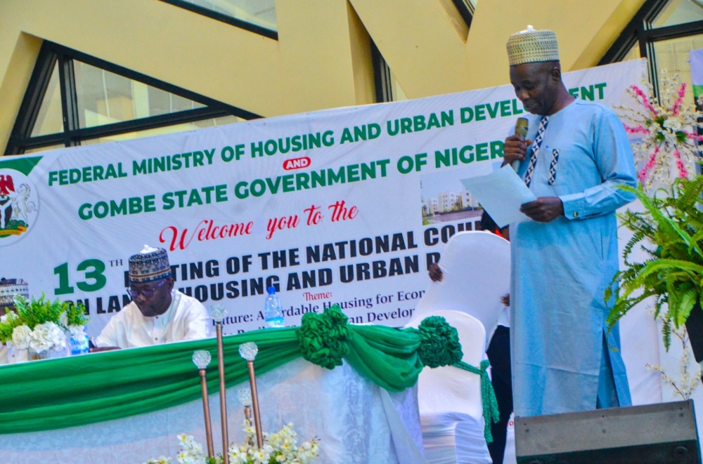 Day 1 Opening Ceremony of the 13th National Council on Lands, Housing and Urban Development ongoing at the International Conference Centre, Gombe, Gombe State. Monday 11th, November 2024