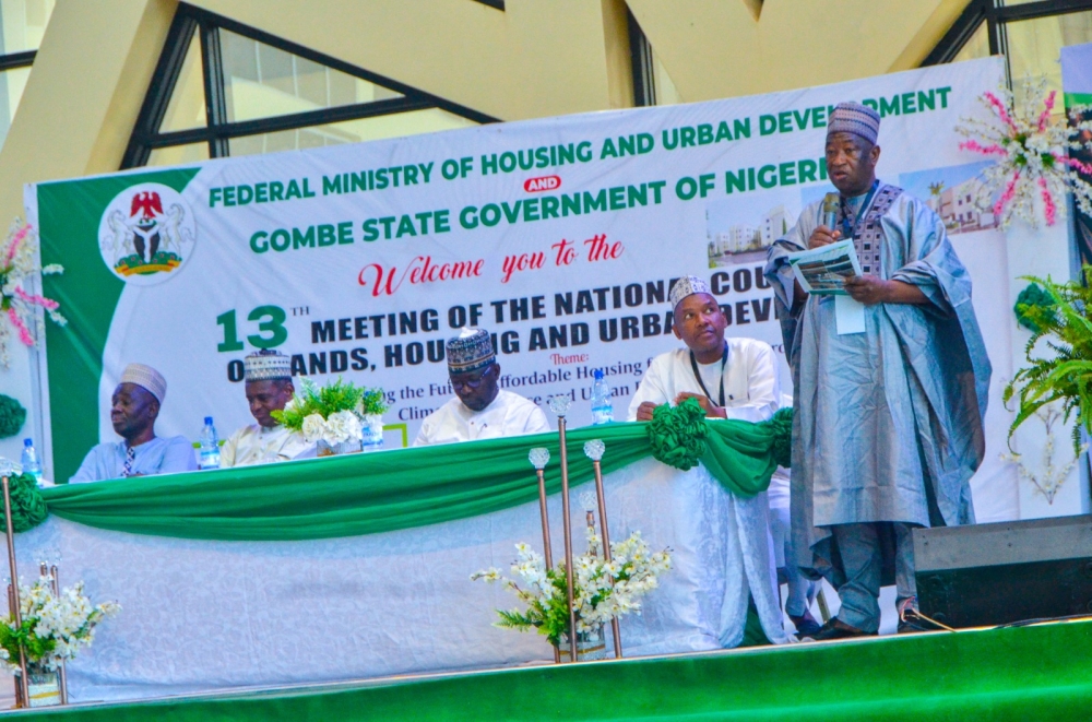 Day 1 Opening Ceremony of the 13th National Council on Lands, Housing and Urban Development ongoing at the International Conference Centre, Gombe, Gombe State. Monday 11th, November 2024