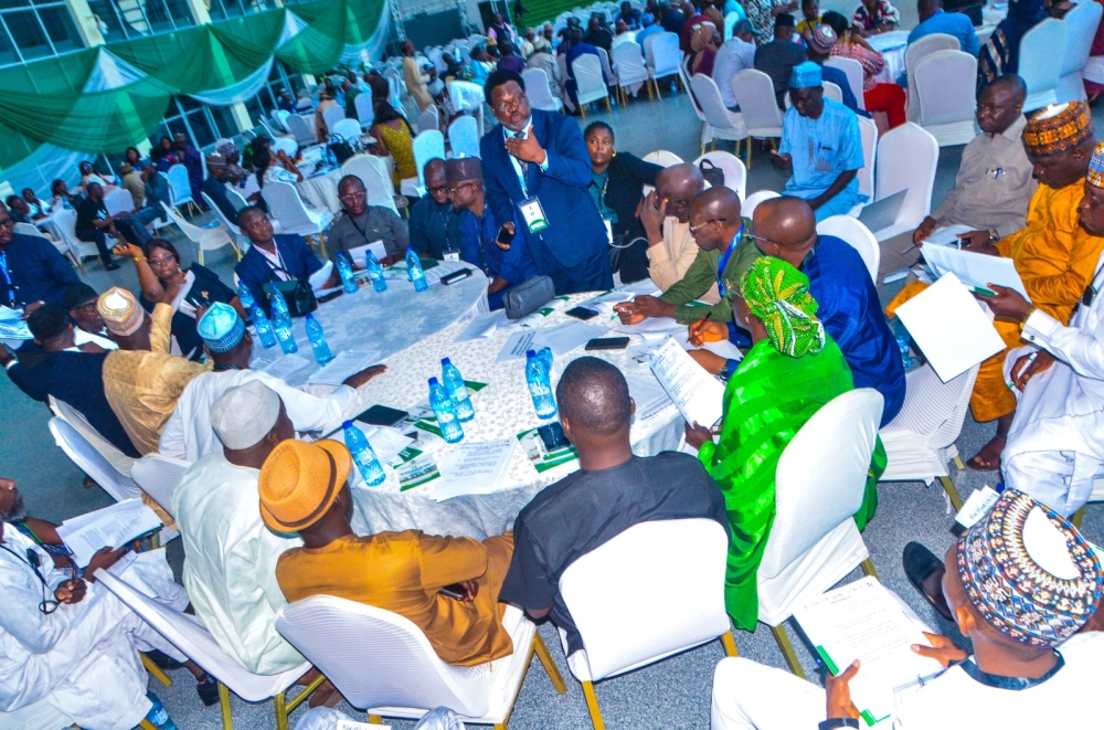 Thematic Groups 1-8 at the 13th National Council on Lands, Housing and Urban Development ongoing at the International Conference Centre, Gombe, Gombe State. Monday 11th, November 2024