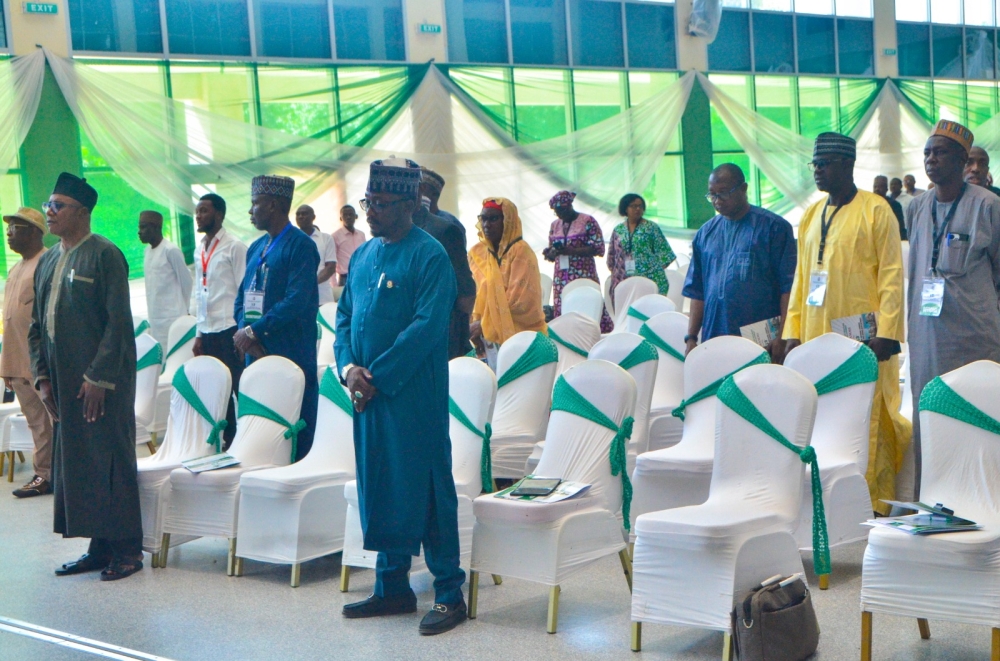 Day 1 Opening Ceremony of the 13th National Council on Lands, Housing and Urban Development ongoing at the International Conference Centre, Gombe, Gombe State. Monday 11th, November 2024