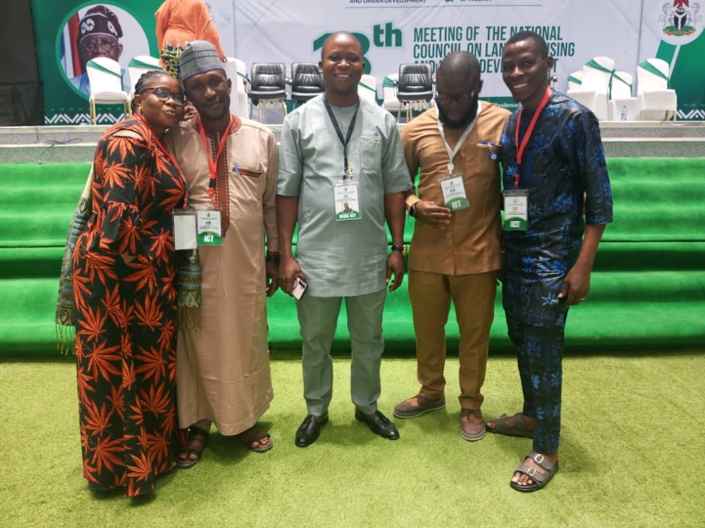 ICT Department team at the 13th National Council on Housing and Urban Development held in Gombe,Gombe State from 11 -15 November, 2024