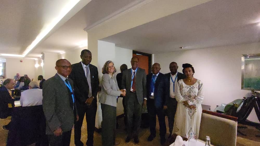 Photo Speak: Chair UN Habitat Executive Board and Hon. Minister of Housing and Urban Development and Executive Director, UN Habitat at the 2nd Session of 2024 UN Habitat Executive Board Meeting at the UN Office in Nairobi, Kenya