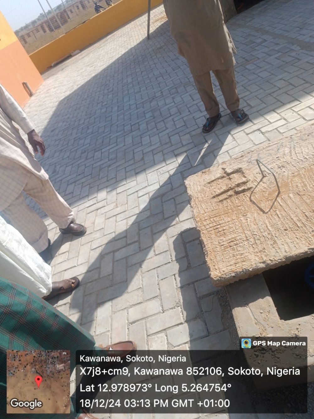 INSPECTION VISIT OF THE WATER PROJECT FOR RENEWED HOPE HOUSING PROGRAMME (RHHP) SITE AT SOKOTO STATE BY THE DIRECTOR/HOD CIVIL ENGINEERING. HE WAS RECEIVED AT THE SITE BY THE CONTROLLER AND THE FIELD OFFICE STAFF ON 18TH DECEMBER 2024.