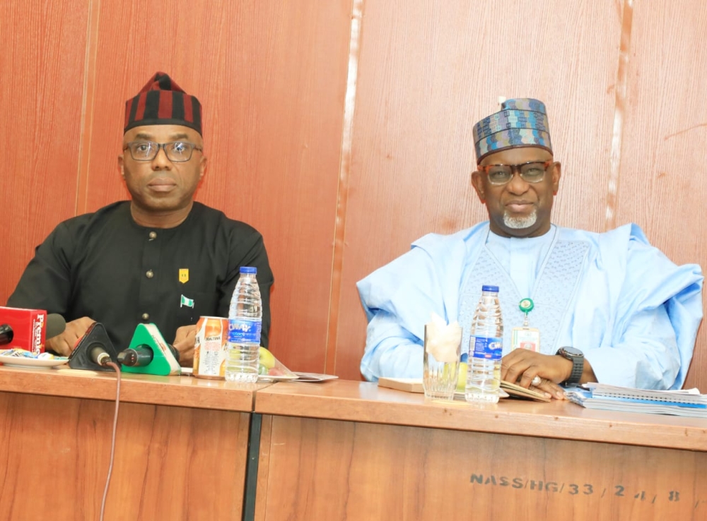 Permanent Secretary,  Federal Ministry of Housing and Urban Development,  Dr Shuaib Muhammad Belgore led the Management staff and Heads of FMHUD Agencies to the 2025 Budget interactive meeting with the House of Representatives Committee on Housing and Habitat under the Chairmanship of Hon Abdulmumini Jibrin,  Thursday,  16th January,  2025