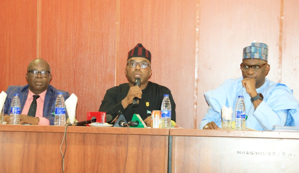 Permanent Secretary,  Federal Ministry of Housing and Urban Development,  Dr Shuaib Muhammad Belgore led the Management staff and Heads of FMHUD Agencies to the 2025 Budget interactive meeting with the House of Representatives Committee on Housing and Habitat under the Chairmanship of Hon Abdulmumini Jibrin,  Thursday,  16th January,  2025