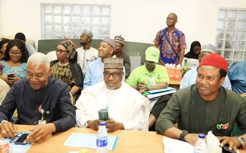 Permanent Secretary,  Federal Ministry of Housing and Urban Development,  Dr Shuaib Muhammad Belgore led the Management staff and Heads of FMHUD Agencies to the 2025 Budget interactive meeting with the House of Representatives Committee on Housing and Habitat under the Chairmanship of Hon Abdulmumini Jibrin,  Thursday,  16th January,  2025