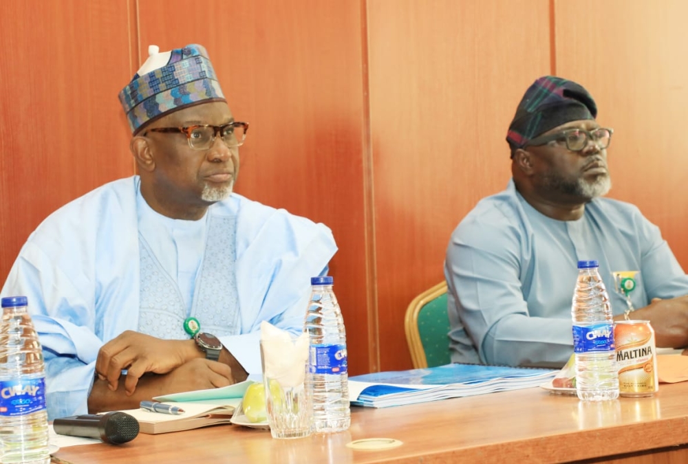 Permanent Secretary,  Federal Ministry of Housing and Urban Development,  Dr Shuaib Muhammad Belgore led the Management staff and Heads of FMHUD Agencies to the 2025 Budget interactive meeting with the House of Representatives Committee on Housing and Habitat under the Chairmanship of Hon Abdulmumini Jibrin,  Thursday,  16th January,  2025