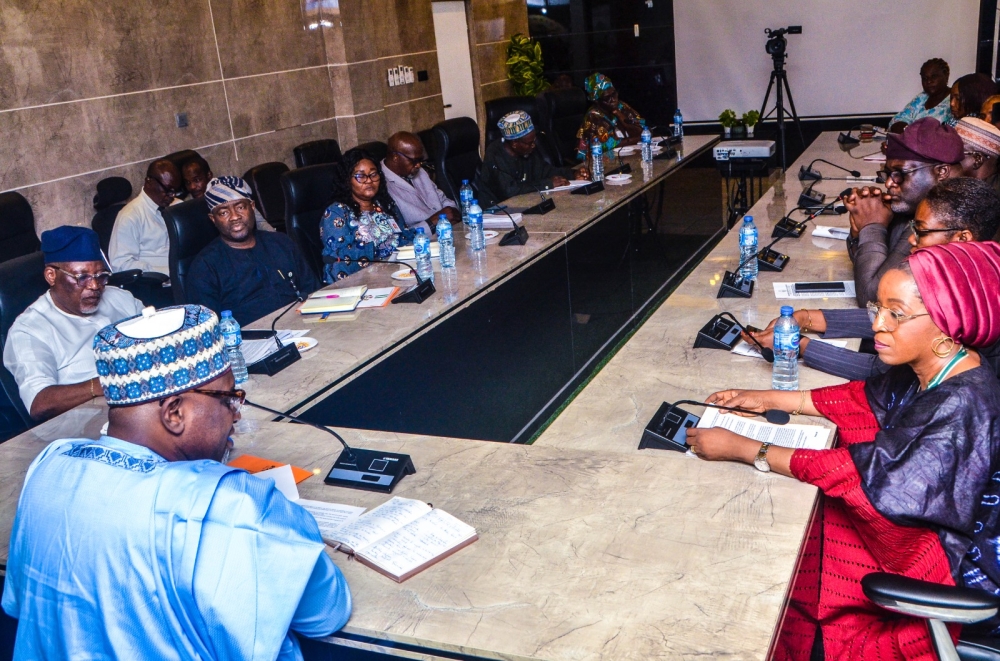 Photo Speak: Meeting of the Permanent Secretary, Federal Ministry of Housing and Urban Development, Dr Shuaib Belgore with leadership of Nigerian Institute of Architects, Wednesday 12th, February, 2025