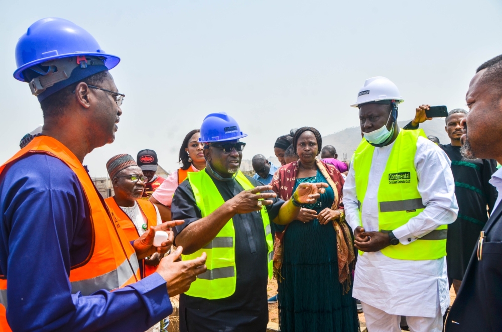 Pictures from the inspection visit of Karsana Renewed hope city, National Housing and Centenery city projects, Abuja.