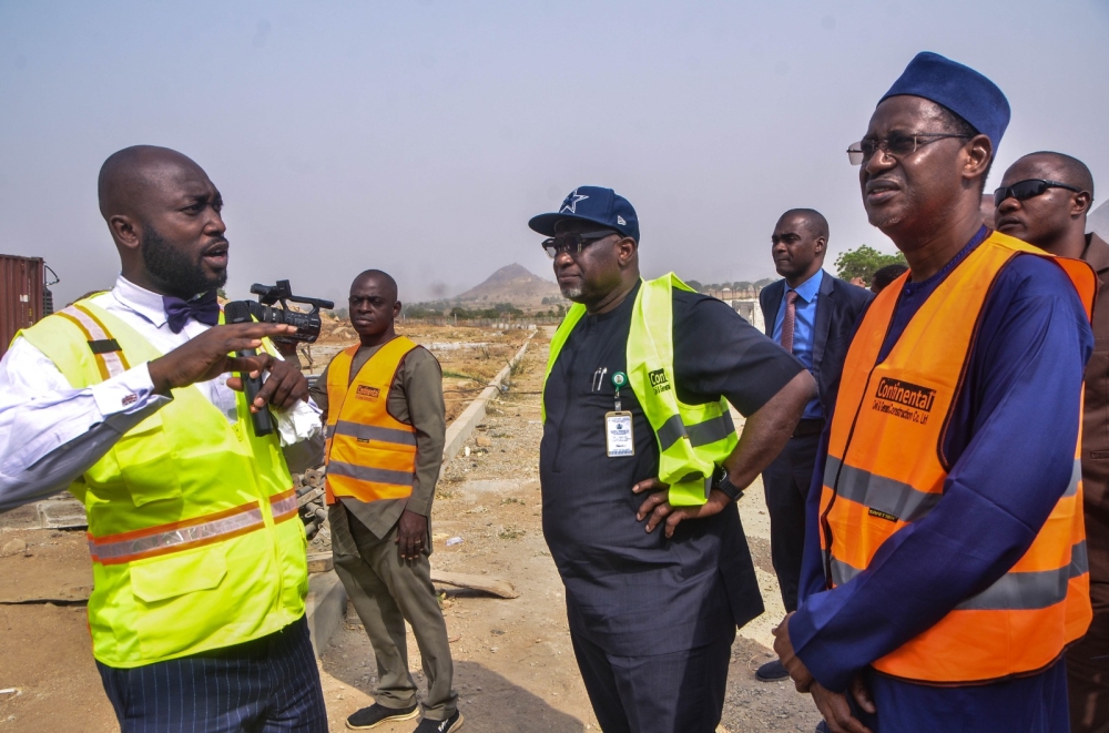 Pictures from the inspection visit of Karsana Renewed hope city, National Housing and Centenery city projects, Abuja.