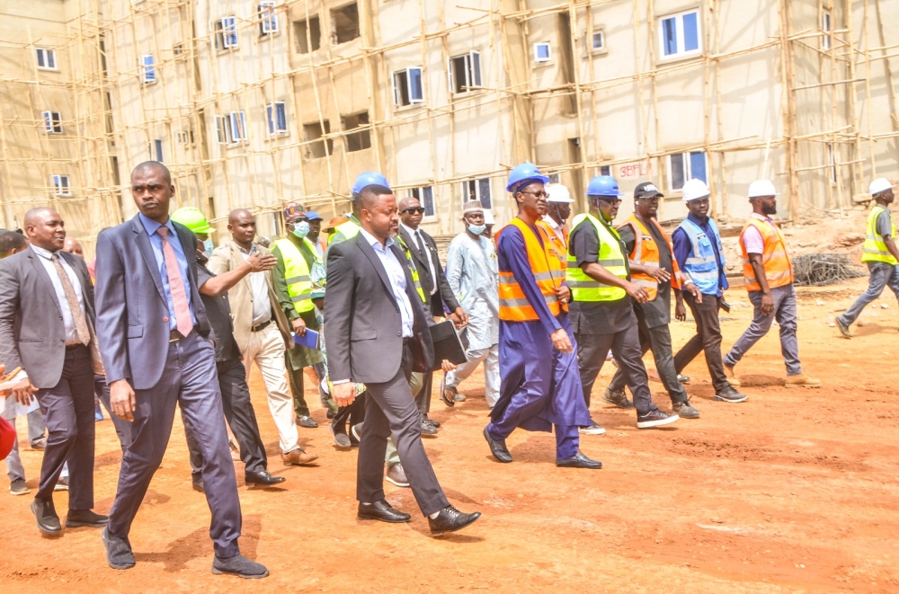 Pictures from the inspection visit of Karsana Renewed hope city, National Housing and Centenery city projects, Abuja.