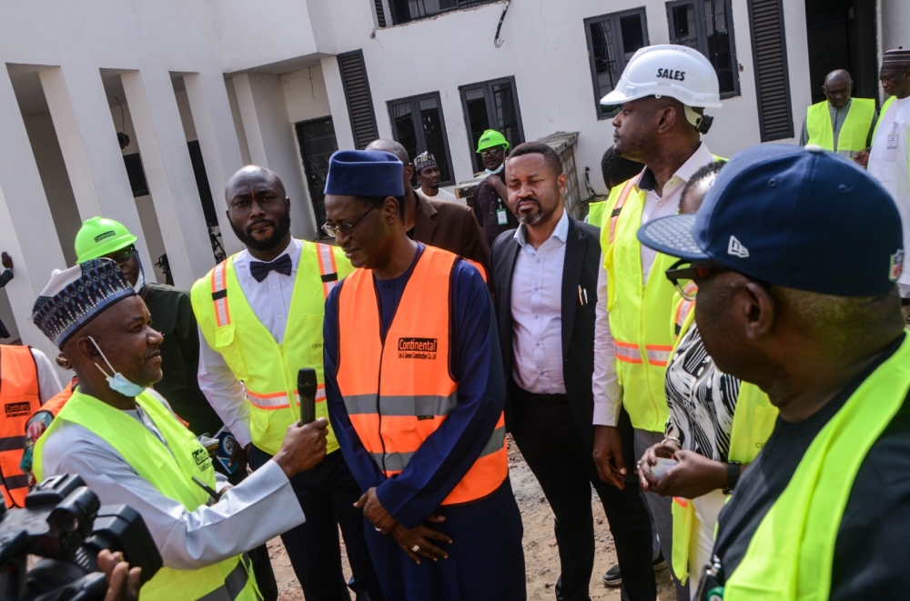 Pictures from the inspection visit of Karsana Renewed hope city, National Housing and Centenery city projects, Abuja.