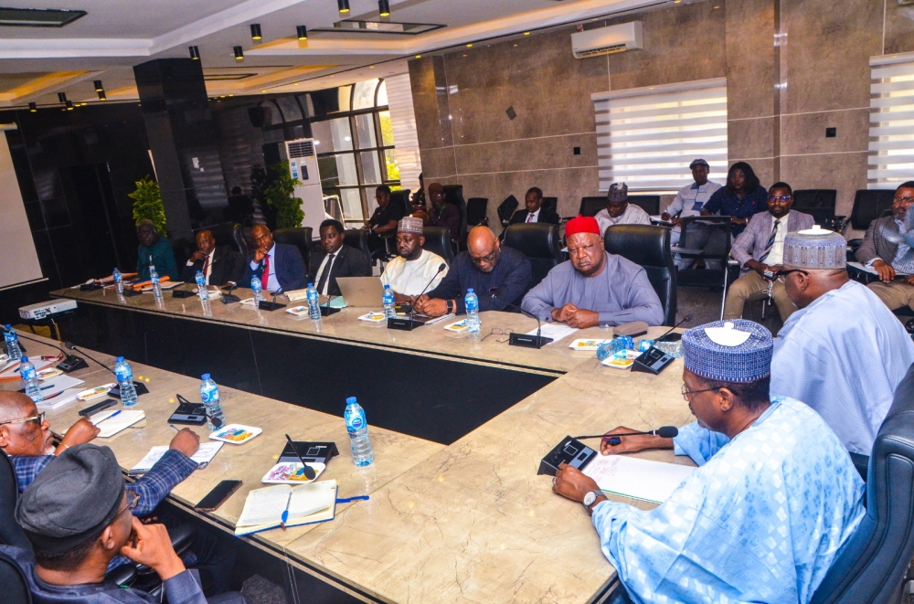 Pictures from the visit of Centenary City Project Plc led by its Vice Chairman, Amyim Pius Anyim to the Federal Ministry of Housing and Urban Development,  Monday,  17th, February,  2025