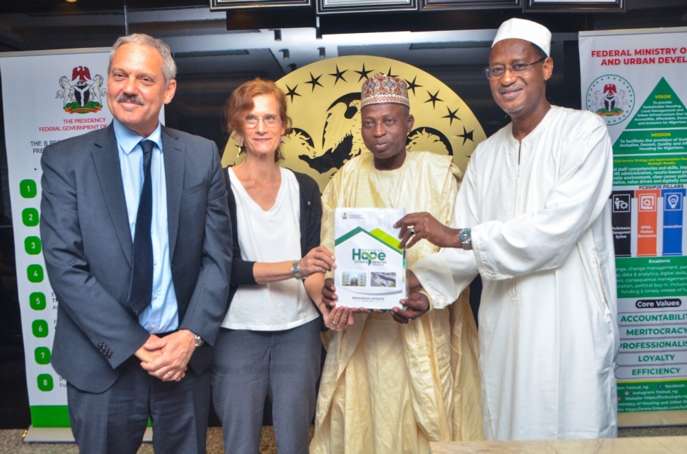 Meeting of the German Development Cooperation (GIZ) with the Hon Minister of Housing and Urban Development,  Arc Ahmed Musa Dangiwa