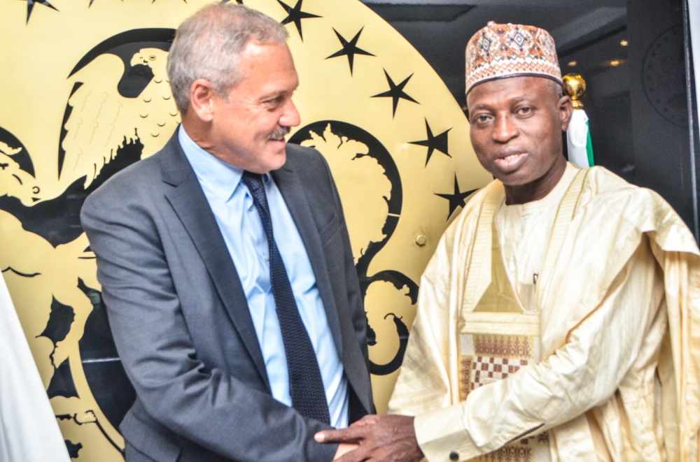 Meeting of the German Development Cooperation (GIZ) with the Hon Minister of Housing and Urban Development,  Arc Ahmed Musa Dangiwa