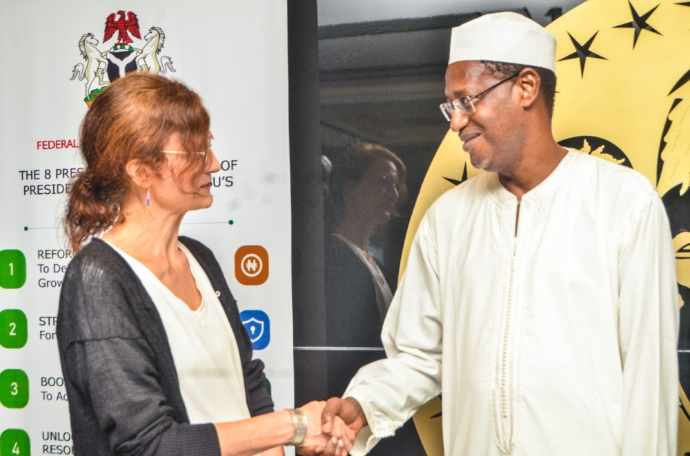 Meeting of the German Development Cooperation (GIZ) with the Hon Minister of Housing and Urban Development,  Arc Ahmed Musa Dangiwa