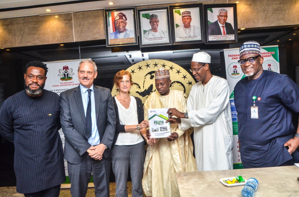 Meeting of the German Development Cooperation (GIZ) with the Hon Minister of Housing and Urban Development,  Arc Ahmed Musa Dangiwa